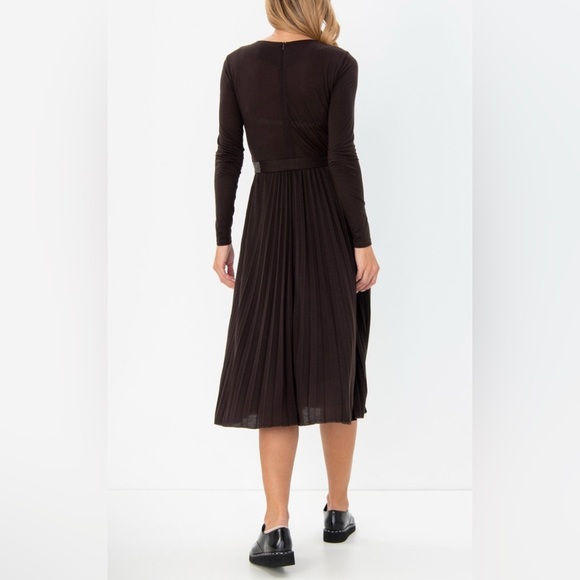 NEW Marella Zufolo Pleated Midi Dress large - Picture 8 of 16